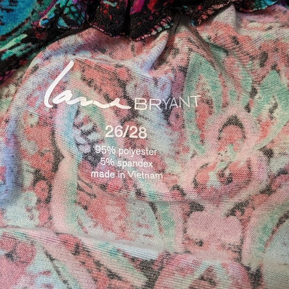 Size 26 Sequined boho tank top Lane Bryant summer - Picture 5 of 8
